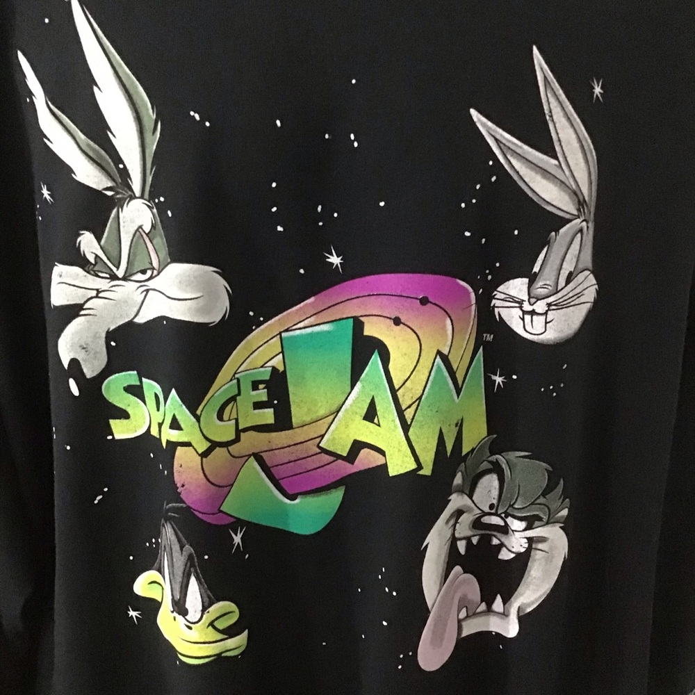 New Looney Tunes Space Jam Long Sleeve Shirt XXL - Picture 2 of 6
